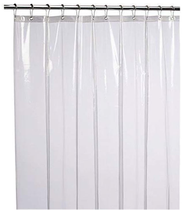 LiBa Mildew Resistant Antimicrobial PEVA 8G Shower Curtain Liner