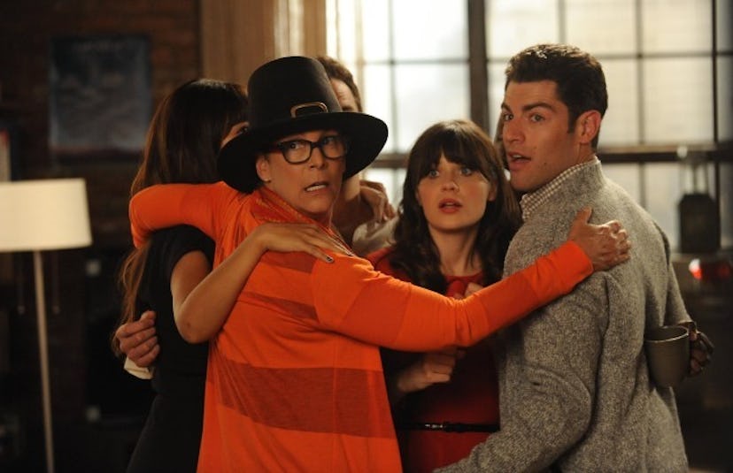 Watch "Parents" when you stream Thanksgiving episodes of 'New Girl' on Thanksgiving.