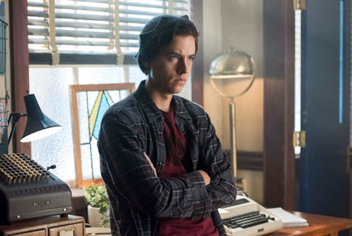 Jughead with his arms crossed on Riverdale