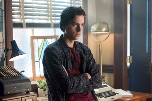 Jughead with his arms crossed on Riverdale