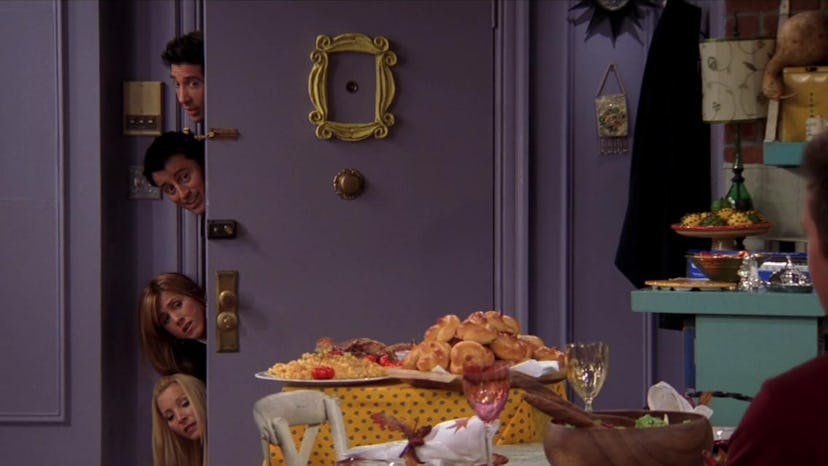 Watch "The One With The Late Thanksgiving" when you stream Thanksgiving TV episodes.