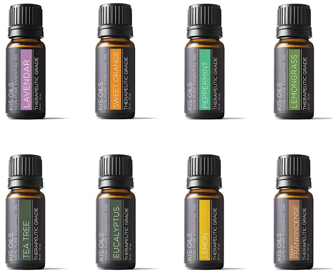 Kis Oil's Therapeutic Grade Essential Oil Gift Set (Set of 8)