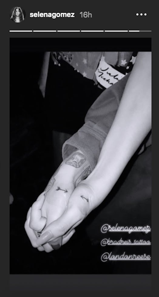 Selena Gomez and Julia Michaels got matching tattoos. 