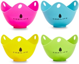  COZILIFE  Silicone Egg Poaching Cups (4-Pack)