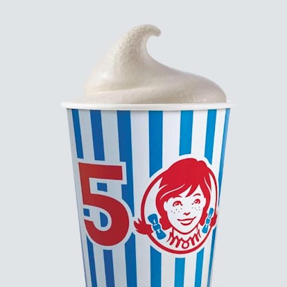 Wendy's new Birthday Cake Frosty celebrates 50 years of the chain.