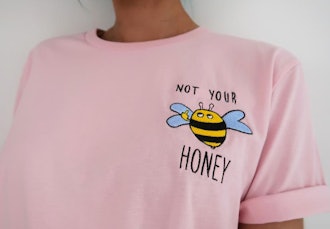 NOT YOUR HONEY- Embroidered Unisex T-Shirt