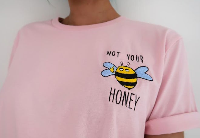 NOT YOUR HONEY- Embroidered Unisex T-Shirt