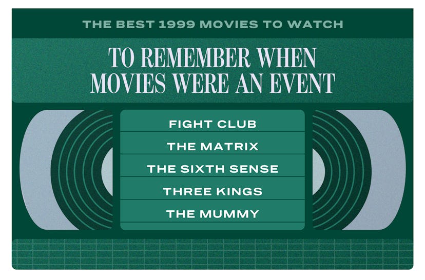 The best 1999 action movies include: 'Fight Club,' 'The Matrix,' 'The Sixth Sense,' 'Three Kings,' '...