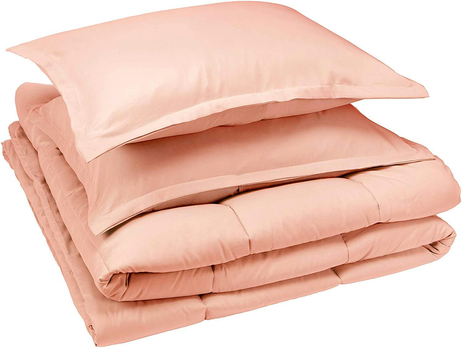 Burgundy Twin or Twin XL Basics Reversible Microfiber Comforter Blanket Pack of 4