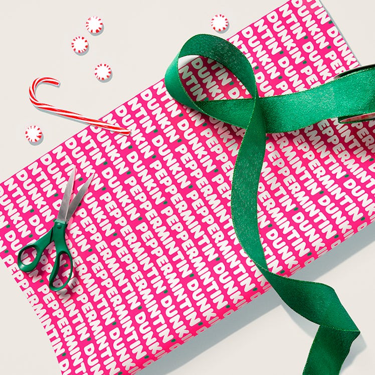 Dunkin' Peppermint Scented Wrappin' Paper