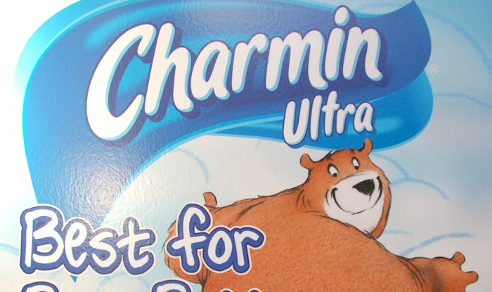 Charmin bear mascot on Ultra Soft packaging 