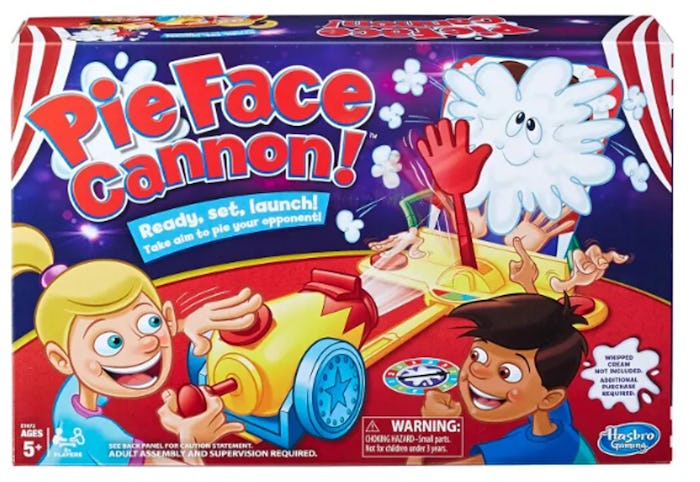 The Pie Face Cannon board game