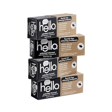 Hello Oral Care Activated Charcoal Teeth Whitening (4-pack)
