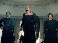 Angela Bassett, Jessica Lange, and Kathy Bates in 'American Horror Story', possibly to be reunited f...