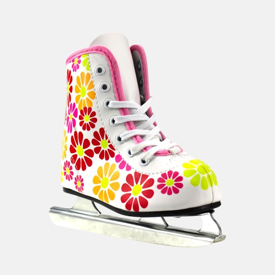 American Athletic Girls Flower Power Ice Skate