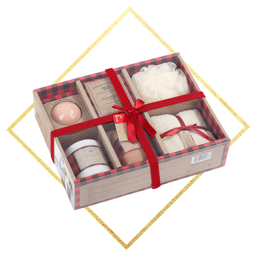 Indecor Home 7-Pc. Spa Bath Gift Set