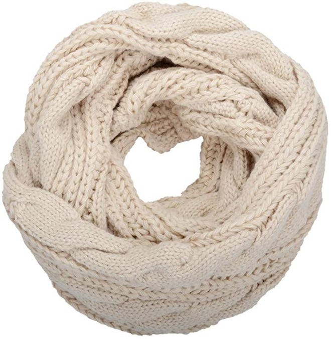 NEOSAN Thick Ribbed Knit Winter Infinity Scarf