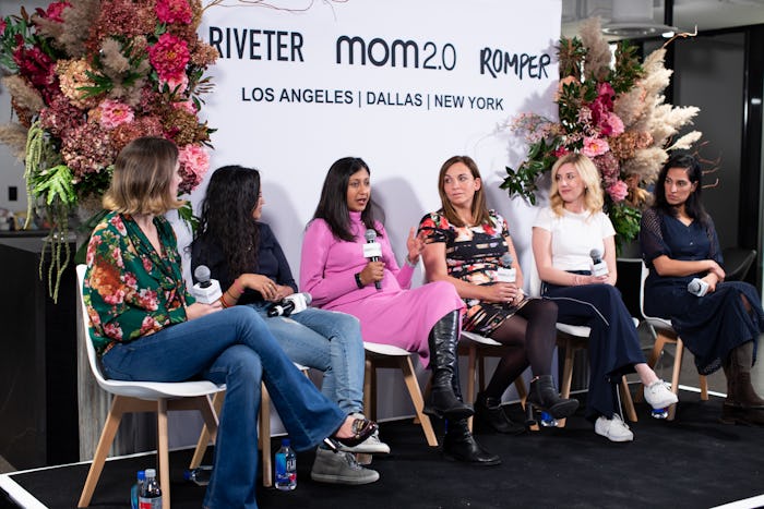 Six women on a panel at a popup at the Bustle Digital Group offices on November 13.