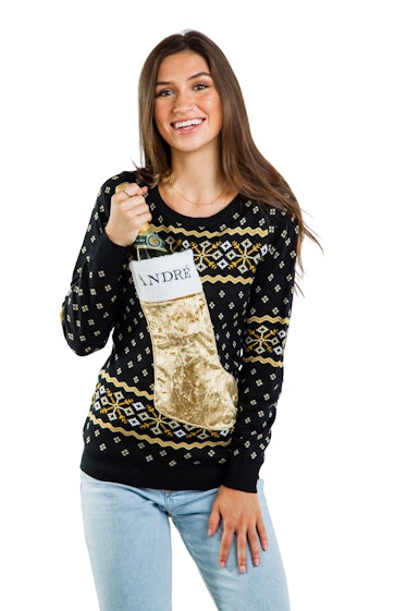 Women's Andre Champagne Stocking Sweater