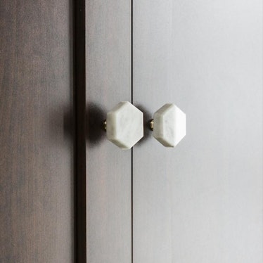 GDGZ Nordic Modern Simple Marble Brass Door Knob