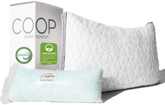 COOP Home Goods Eden Shredded Memory Foam Pillow with Cooling Gel