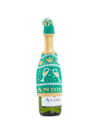 Andre Champagne Wine Bottle Sweater