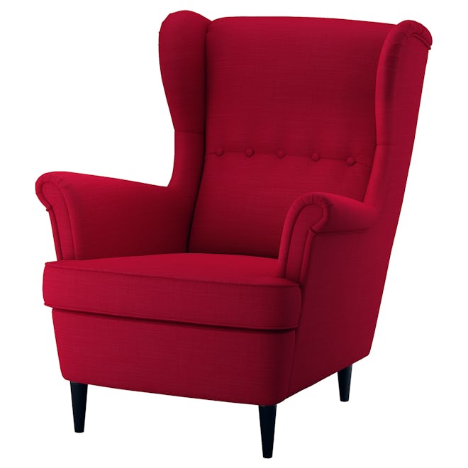 STRANDMON Wing chair, Nordvalla red