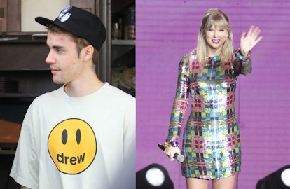 Justin Bieber’s Response To Taylor Swift’s Label Drama is going to make Swifties very upset.