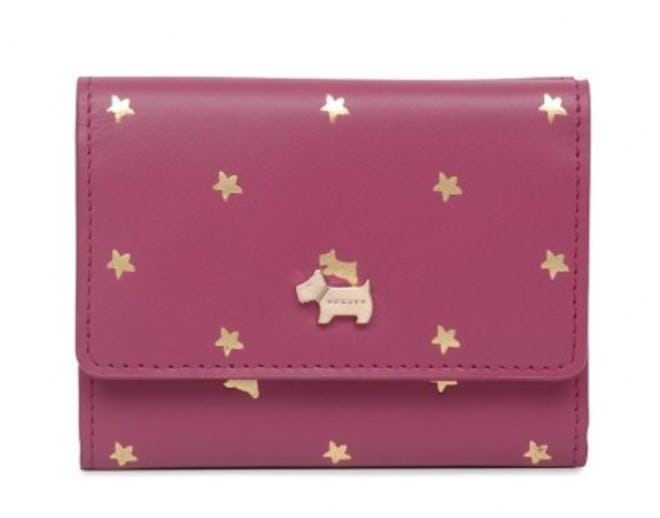 Ditsy Dog Foil Small Trifold Purse