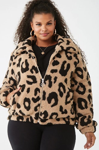 Forever 21 Plus Size Faux Shearling Jacket