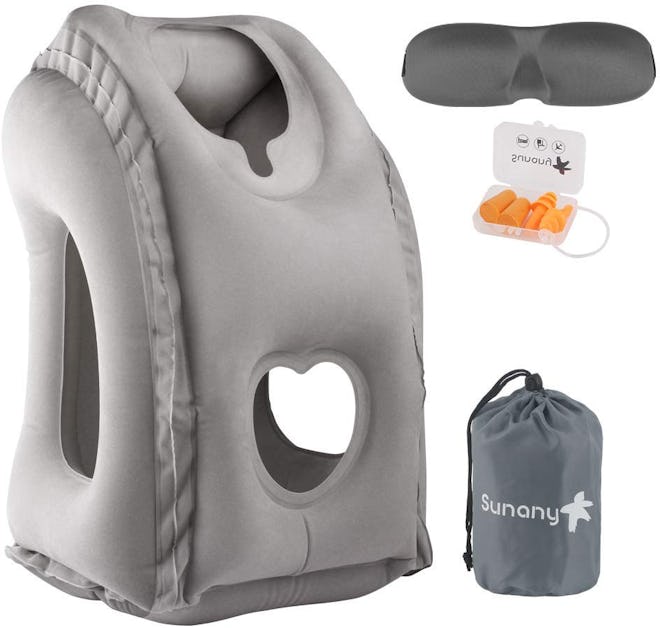 Sunany Inflatable Travel Neck Pillow
