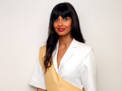 Jameela Jamil, who shares her advice for dealing with internet trolls with Elite Daily