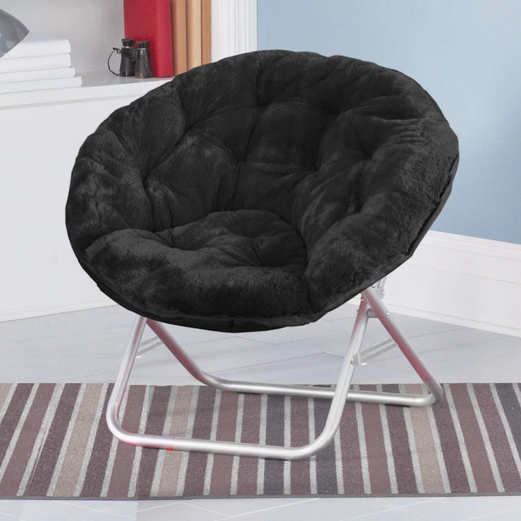 Urban Shop Faux Fur Saucer Chair