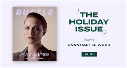 Bustle cover page with Evan Rachel Wood on it