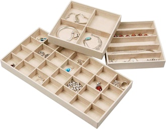 Stock Your Home Jewelry Trays For Drawers (Set Of 3)