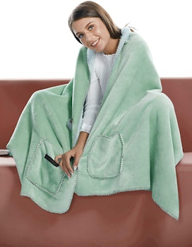 BARGOOS Thick Wearable Blanket
