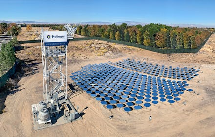 Heliogen solar energy field