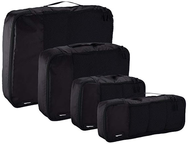 AmazonBasics Packing Travel Organizer Cubes Set (4 Pieces)