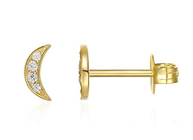 PAVOI 14K Gold Plated CZ Simulated Diamond Earrings