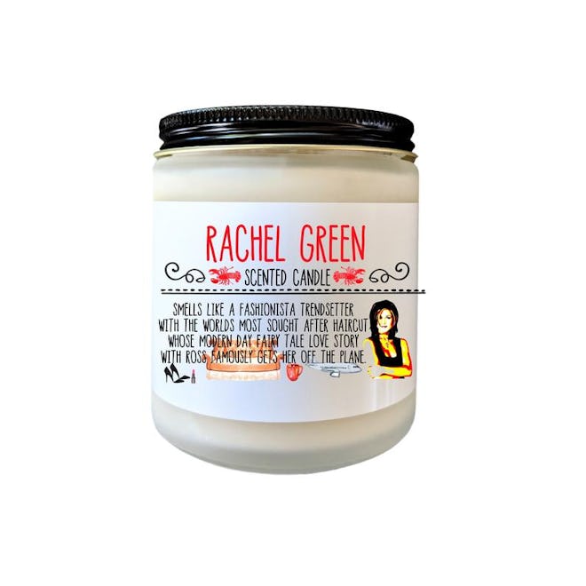 Rachel Green Friends TV Show Gift Candle