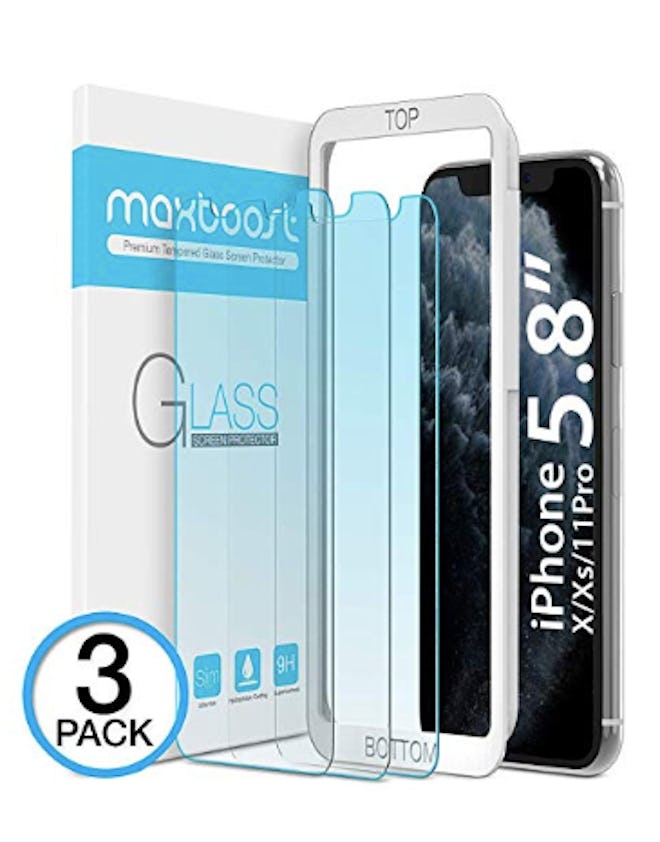 Maxboost (3 Pack) Screen Protector with Anti-Blue