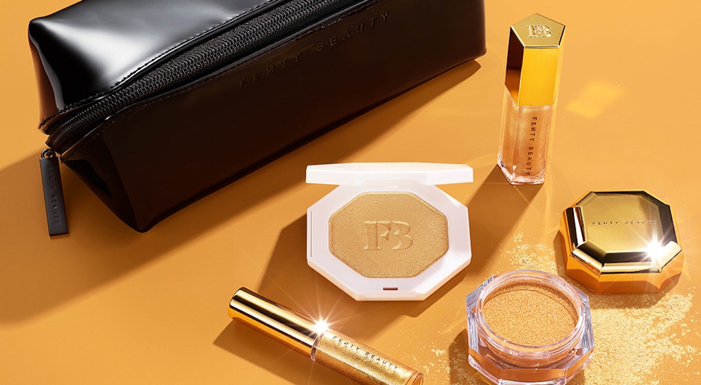 How Much Does Fenty Beauty S Trophy Wife Life Kit Cost It S Glitzy Gold Goals