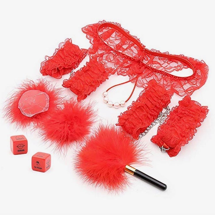 KIMMAO Red lace 6-Piece Set