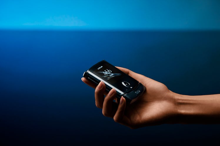 The new razr only comes in one color option.