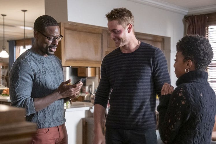 Randall, Kevin, and Tess on This Is Us