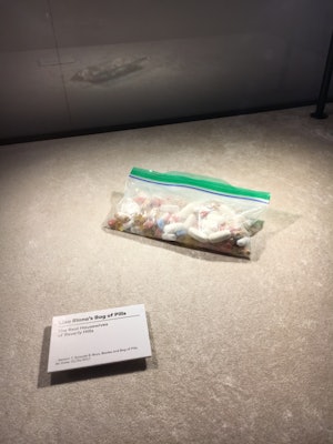 Lisa Rinna's pill bag at BravoCon 2019
