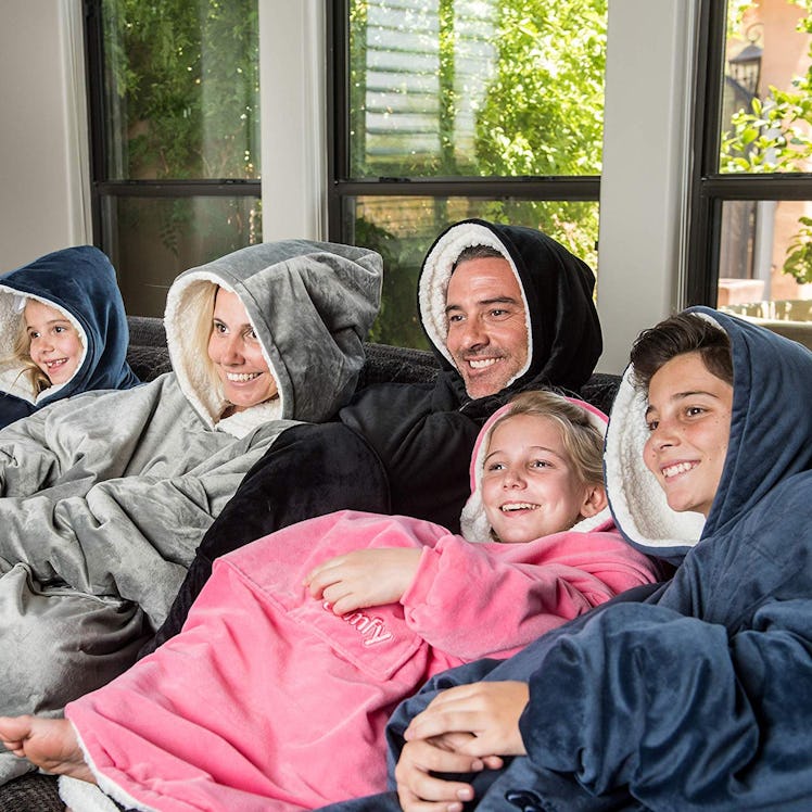 THE COMFY Sherpa Sweatshirt Blanket