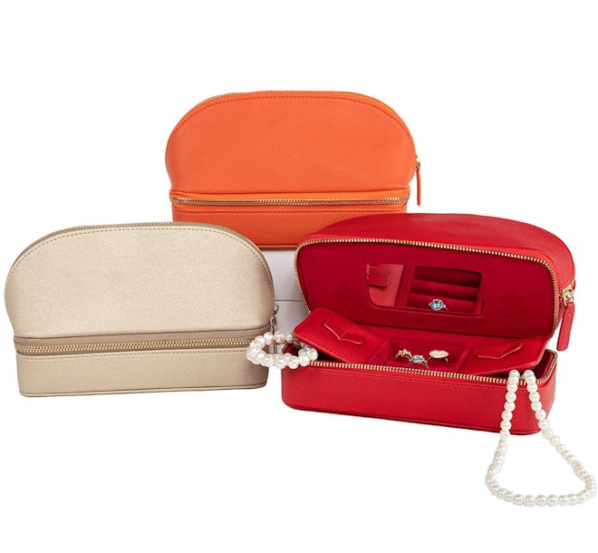 Brouk and Co. Duo Travel Organizer for Cosmetics and Jewelry