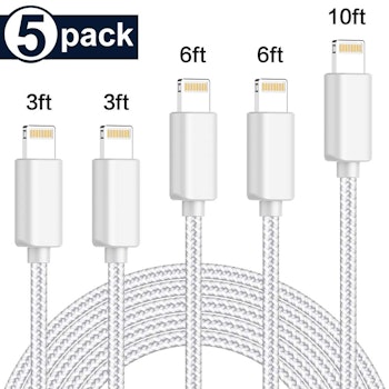 PLmuzsz iPhone USB Cords (5-pack)