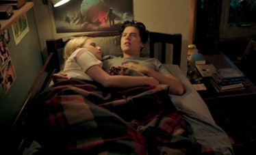 A 'Riverdale' cliffanger shows Betty and Jughead being secretly filmed in bed.